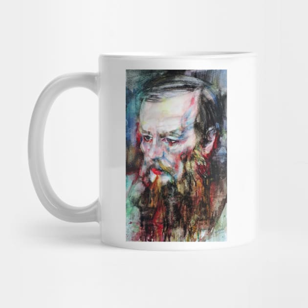 FYODOR DOSTOEVSKY watercolor portrait.3 by lautir